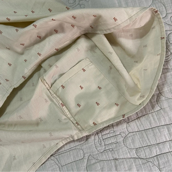 NWT Prana Tinline Shirt Yarrow Rocks Size M Cream - Picture 11 of 12